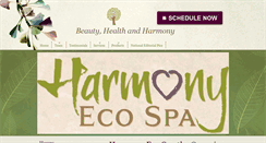 Desktop Screenshot of harmonyecohairspa.com